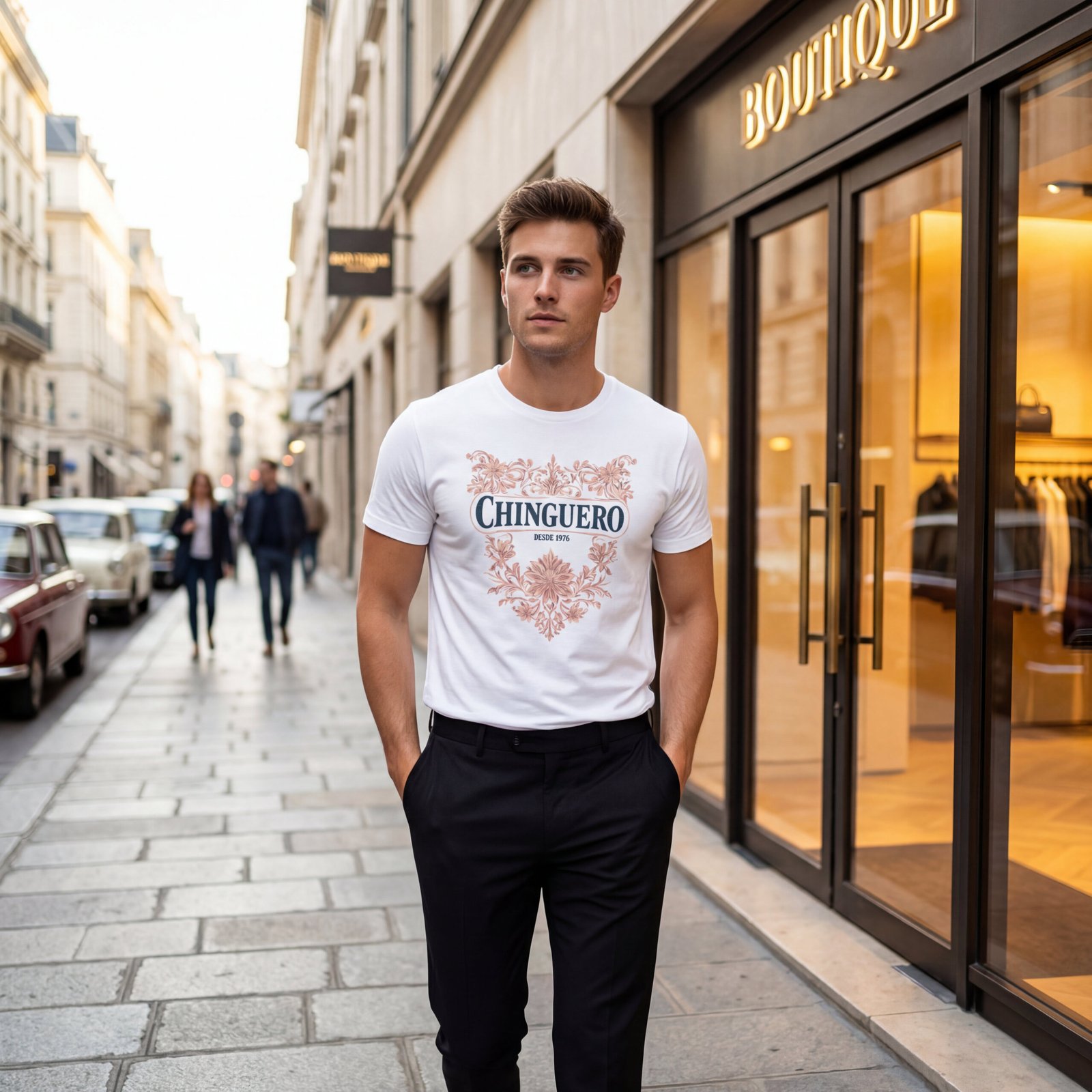 Chinguero - Unisex - Solid White – Image 3