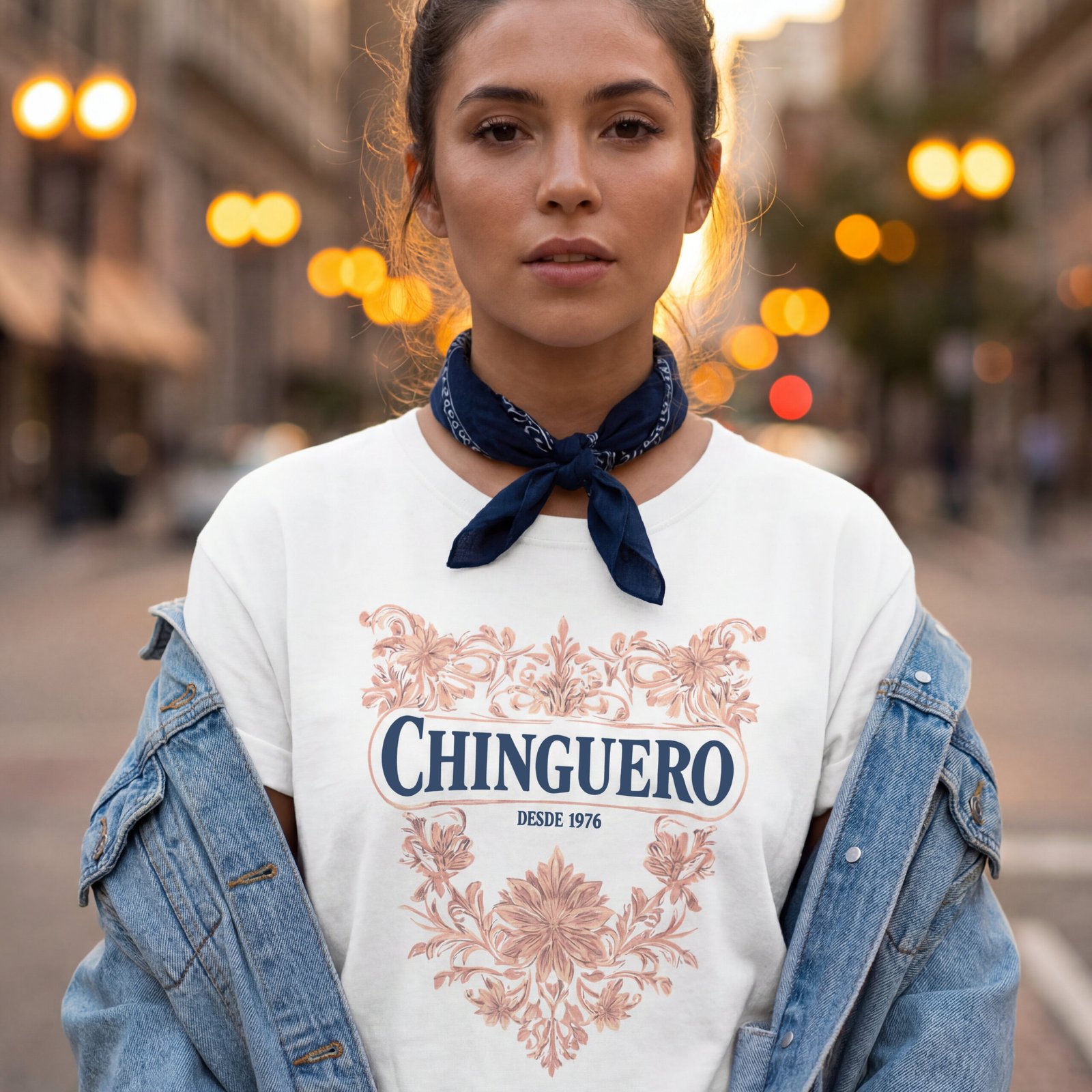 Chinguero - Unisex - Solid White