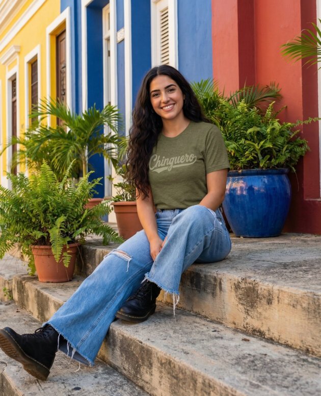 Chinguero - Unisex - Heather Olive