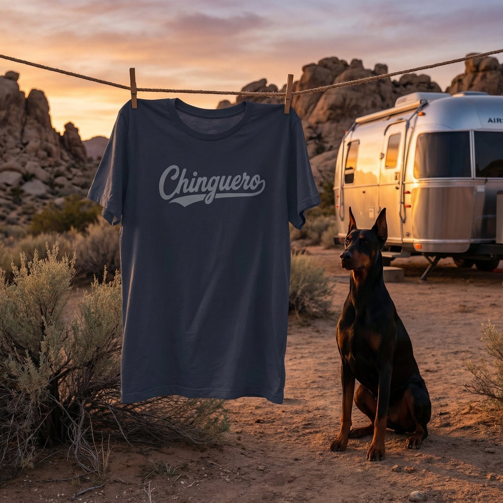 Chinguero - Unisex - Heather Navy – Image 3