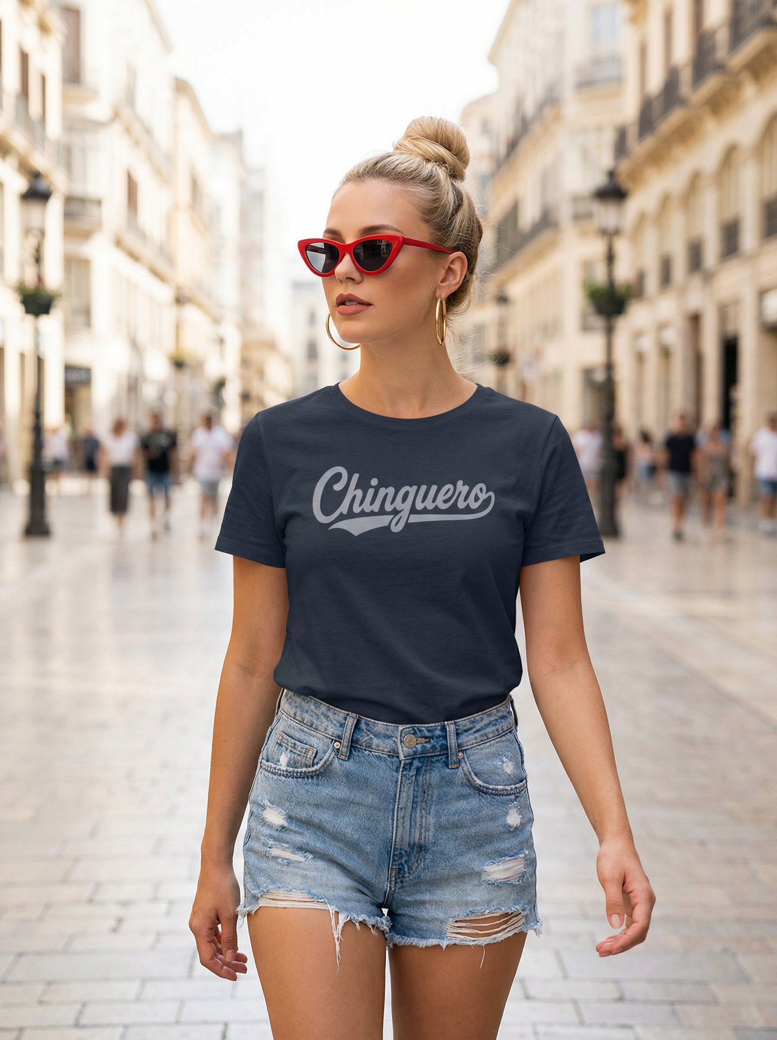 Chinguero - Unisex - Heather Navy