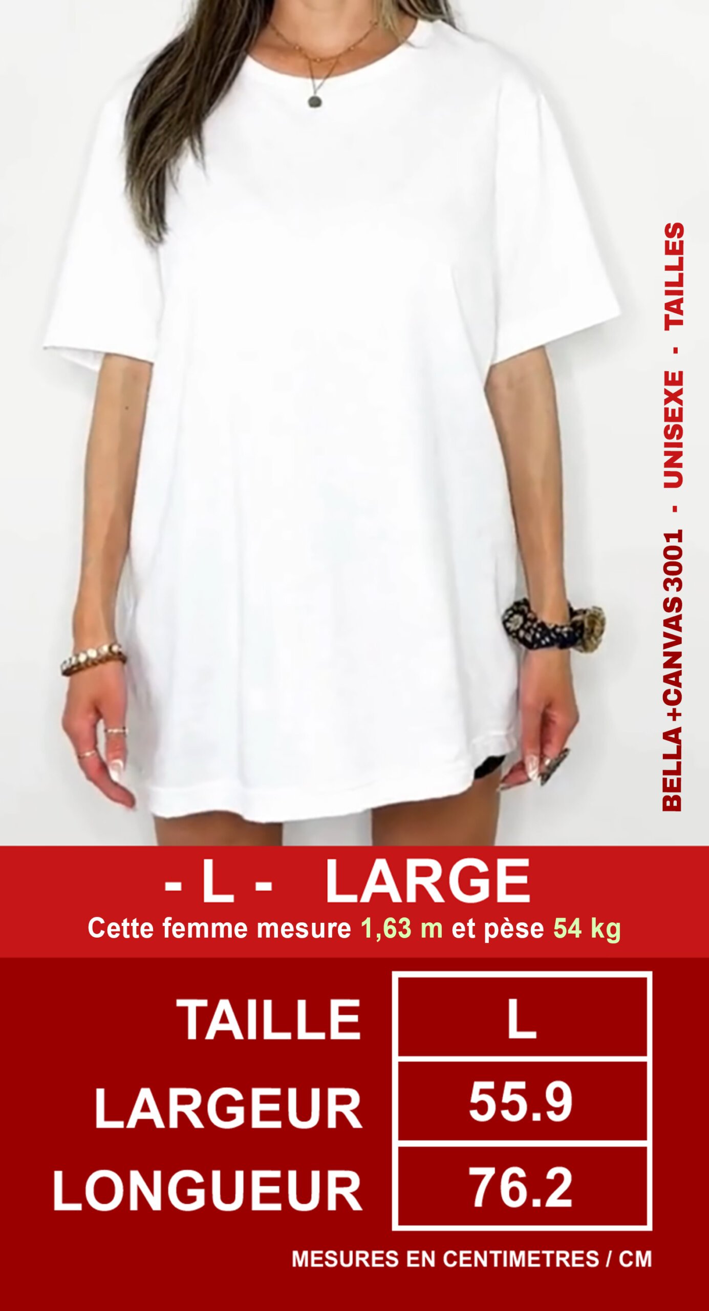 Chinguero-BellaCanvas3001-Photos-Tailles-Femmes-LARGE